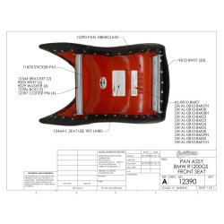 Saddlemen Adventure Track Seat SOLO mc sde, BMW R1200 GS, 2004-2013