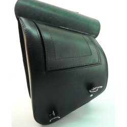 Longride Svingarm sidetaske, 7 liter, sort