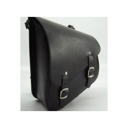 Longride Svingarm sidetaske, 7 liter, sort