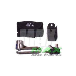 Skivebremsels rustfri 9,0mm m/beslag 