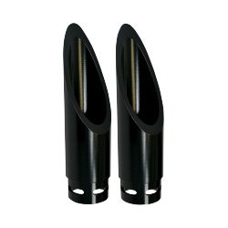 Baron Exhaust Tips, udst&oslash;dnings afslutninger, Black