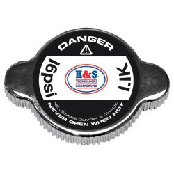 K&S Radiator Cap Standard, MC klerdksel 1.1 bar (standard)