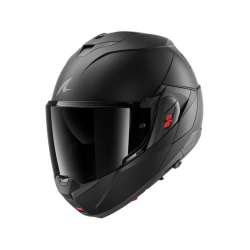 Shark Oxo Modular Hjelm, Dark Shadow, Mat Sort eller Blank Gr