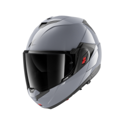 Shark Oxo Modular Hjelm, Dark Shadow, Mat Sort eller Blank Gr