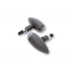 Highsider Micro Bullet LED blinkst, sort eller chrom