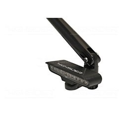 Highsider Stripe, LED blinkst til spejlmontering, sort