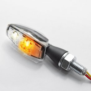 Highsider Blaze Chrome LED blinklys med positionslys