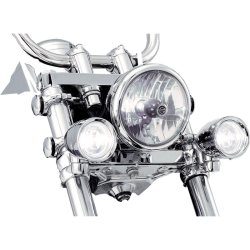 Kuryakyn Krelys, Bullet style, driving lights, med holdere