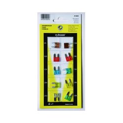 Sikringsst, 10 sikringer, ferie/reparationspakke