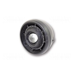 MC Forlygte Cyclops, sort, e-mrket, Ellipsoid/LED