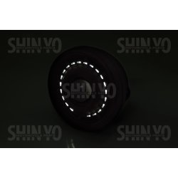 MC Forlygte Cyclops, sort, e-mrket, Ellipsoid/LED