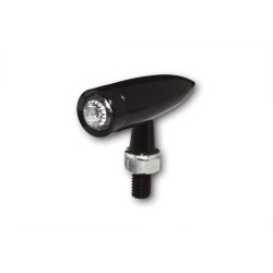 Highsider MONO Bullet LED baglygte chrom eller sort