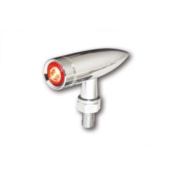 Highsider MONO Bullet LED baglygte chrom eller sort
