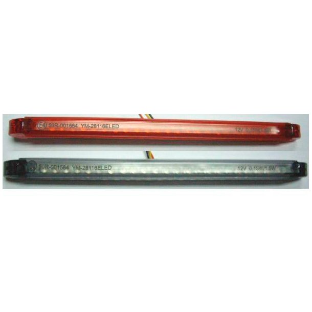 Smal LED baglygte