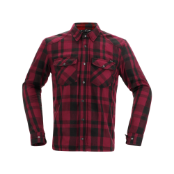 Richa Forest Shirt Black/Burgundy