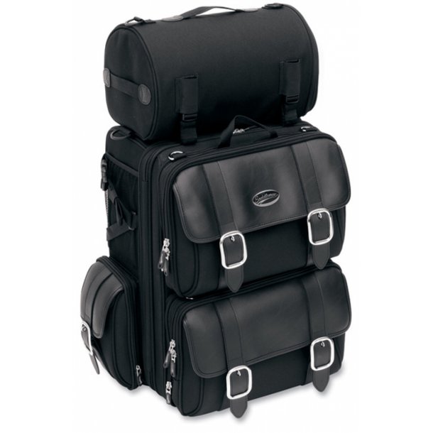 Saddlemen S3200DE SissyBar MC bag expandable, stor MC taske
