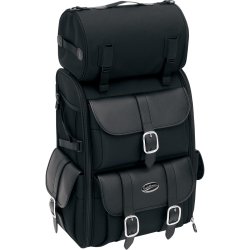 Saddlemen S3200 DeLuxe SissyBar MC bag expandable, stor MC taske