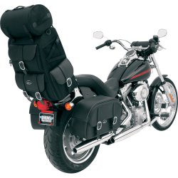 Saddlemen S3200 DeLuxe SissyBar MC bag expandable, stor MC taske