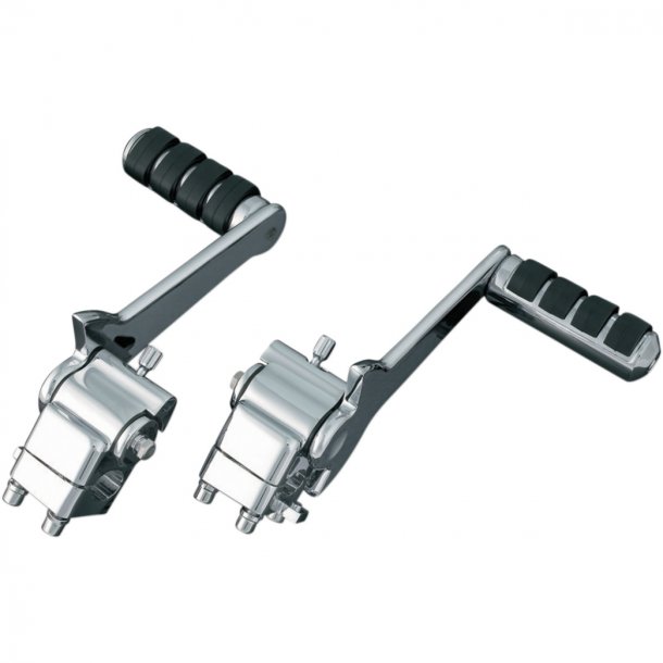 Kuryakyn 4571, passagerfodhvilere, justerbare, HD FLH, 07-09