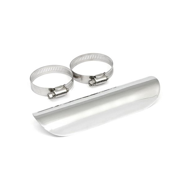 Universal Smooth Heat Shield 7" Lang Chrome