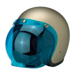 Biltwell Bubble Visor til Bonanza MC hjelm + universal 3-knap