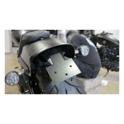 Nummerpladeholder, Custom, Harley Davidson, FXSB, 2018-2020