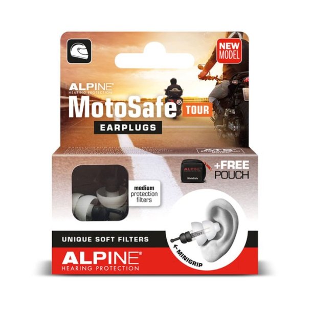 Alpine MotoSafe Tour �repropper med Mini Grip