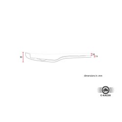 CRacer, CX500, Scrambler sde, sort eller brun, med bagagebrer