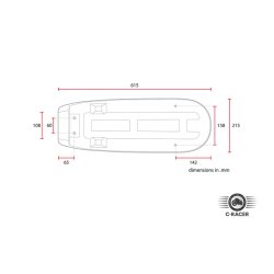 CRacer, CX500, Scrambler sde, sort eller brun, med bagagebrer