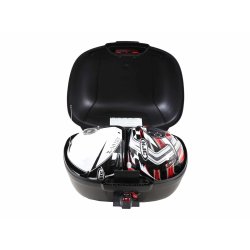  Hepco &amp; Becker Journey 50 topboks sort inkl. universal monteringsplade