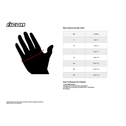 Icon Superduty3 MC handsker, Sort, Herre