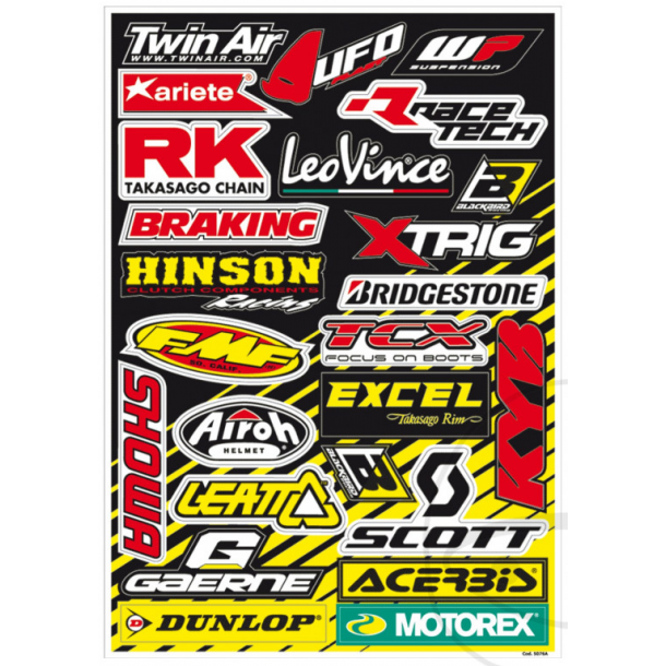 Blackbird Racing, Mini sponsor klistermrker, ark, vers.2