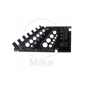 Måleskabelon til bolte og møtrikker