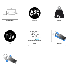 Puig Sport, alu fodhviler, mange farver