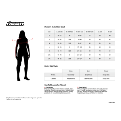 Icon Hella2 MC Jakke, Dame