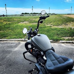 Mustang, Standard Touring Seat, Harley-Davidson Street Bob 2018-'21 inkl. passagersde