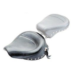 Wide Touring Studded SOLO Seat - MC s&aelig;de - Harley-Davidson FX/FL Big Twin