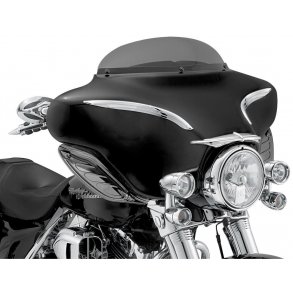 Kuryakyn 8695, Batlashes, chrom pynt, Batwing, HD FLHT, FLHX