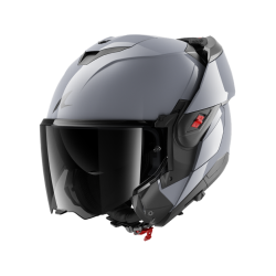 Shark Oxo Modular Hjelm, Dark Shadow, Mat Sort eller Blank Gr