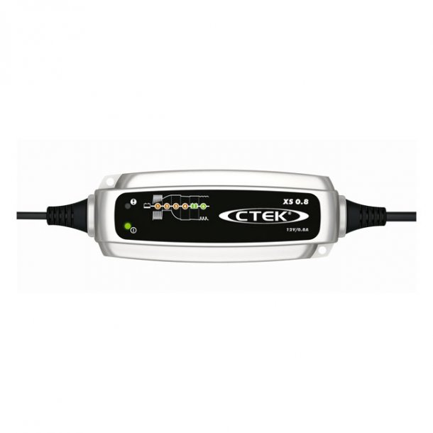 CTEK XS 0.8 fuldautomatisk batterilader, 12 v, MC lader