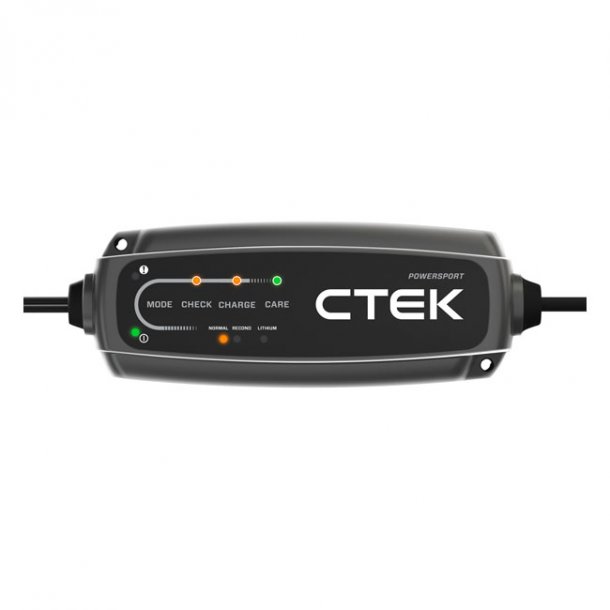 CTEK CT5, 2.3a, 12v, fuldautomatisk lader til mange typer batterier, inkl. lithium