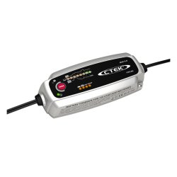 CTEK MXS 5.0 T, fuldautomatisk lader til mange typer batterier BIL og MC, 12v