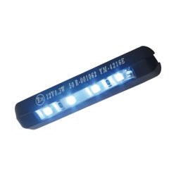 4-LED MC nummerpladelys, selvklbende, e-mrket