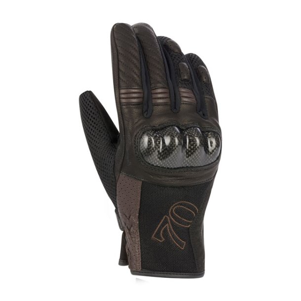 Segura Russel handsker dame sort/brun