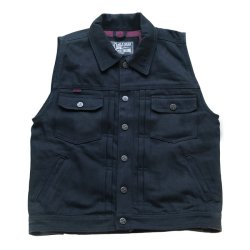 MCS Denim Vest - LUX - Sort - Rain Splitter