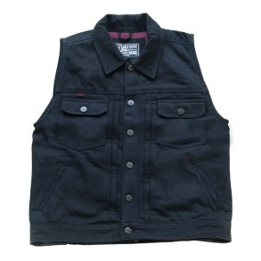 MCS Denim Vest - LUX - Sort - Rain Splitter