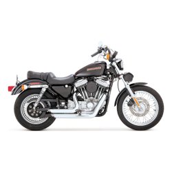 Thorcat Vance &amp; Hines Anarchy 2-i-2, EU-GODKENDT, Chrom, XL Sportster 1990-2003