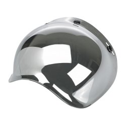 Biltwell Bubble Visor til Bonanza MC hjelm + universal 3-knap