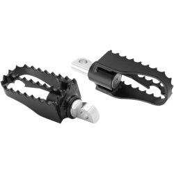 Burly, sorte MX style Pegs, Fodhvilere Harley XL, Sportster, 98-2020