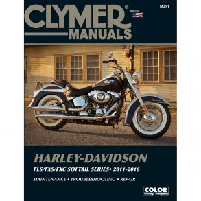 Clymer M251, reparationshndbog, Harley, FLS/FXS/FXC Softail 2011-2016